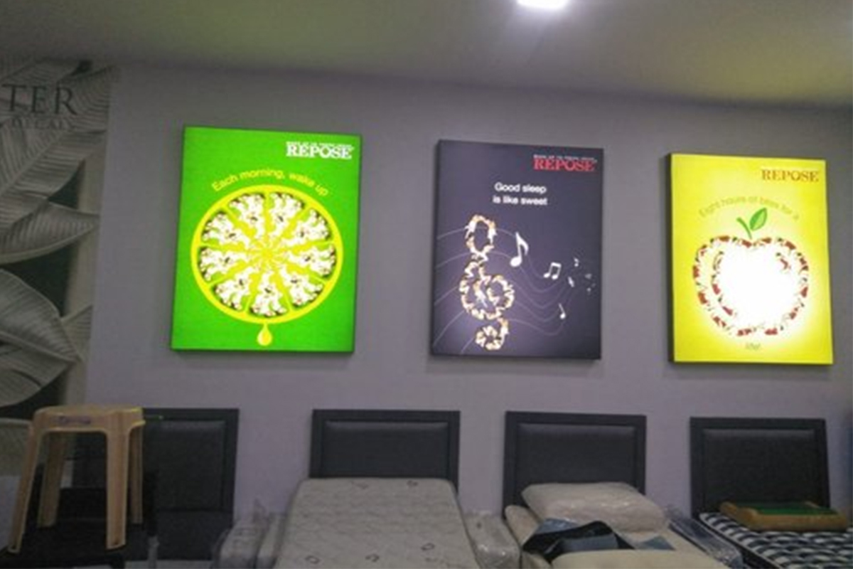 Aluminium Fabric Light Box