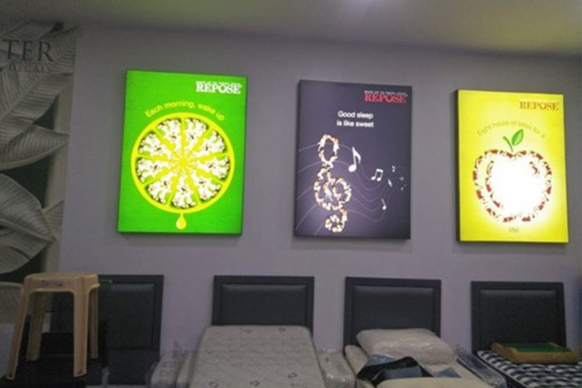 Textile Aluminium Led Light Box